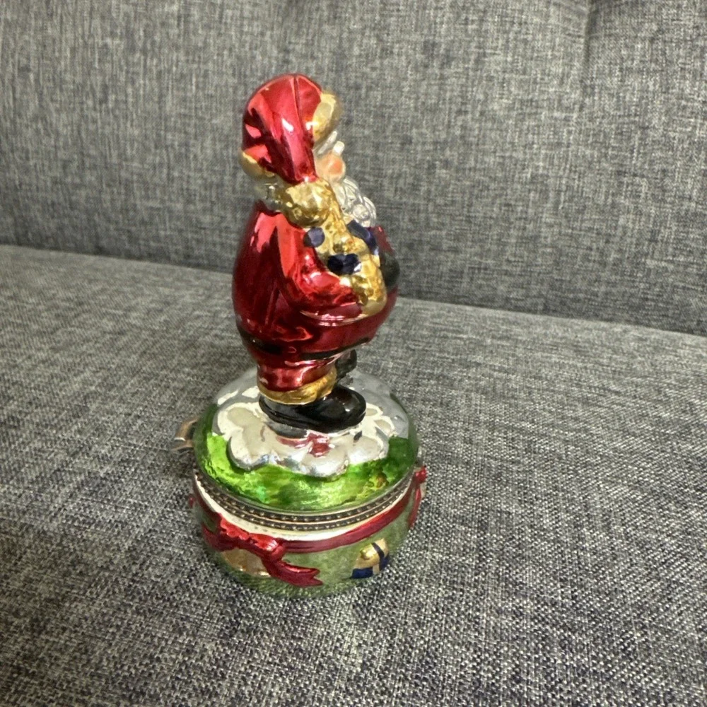 Trinket Box festive santa